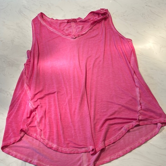 Zenana Outfitters Pink Tye Dye Tank Top - Picture 1 of 5